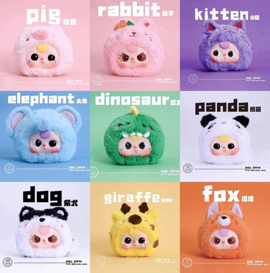 Baby Three - Take Me Out Zipper Bag Plush Blind Box Assortment