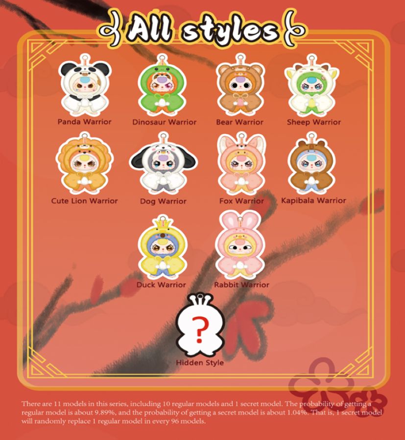 Baby Three - I'm Not a Warrior Plush Blind Box Assortment