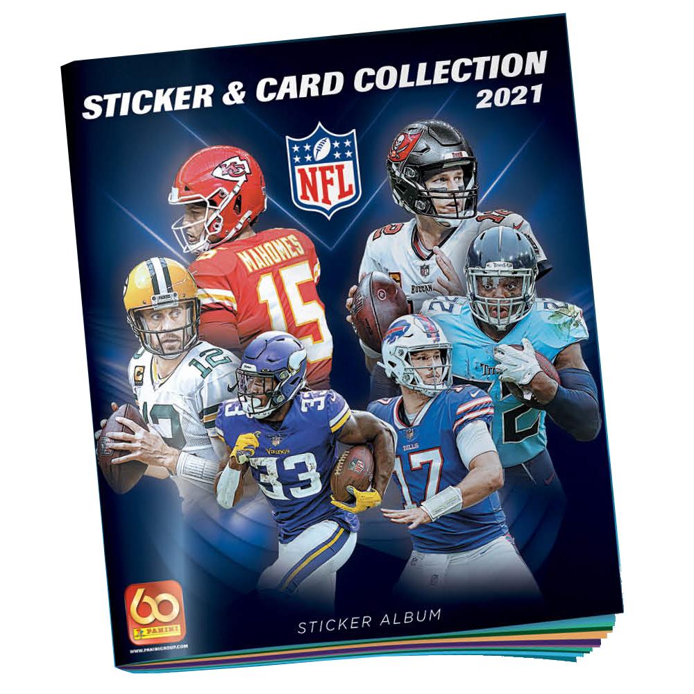 NFL 2021 Stickers and Card Collection Album
