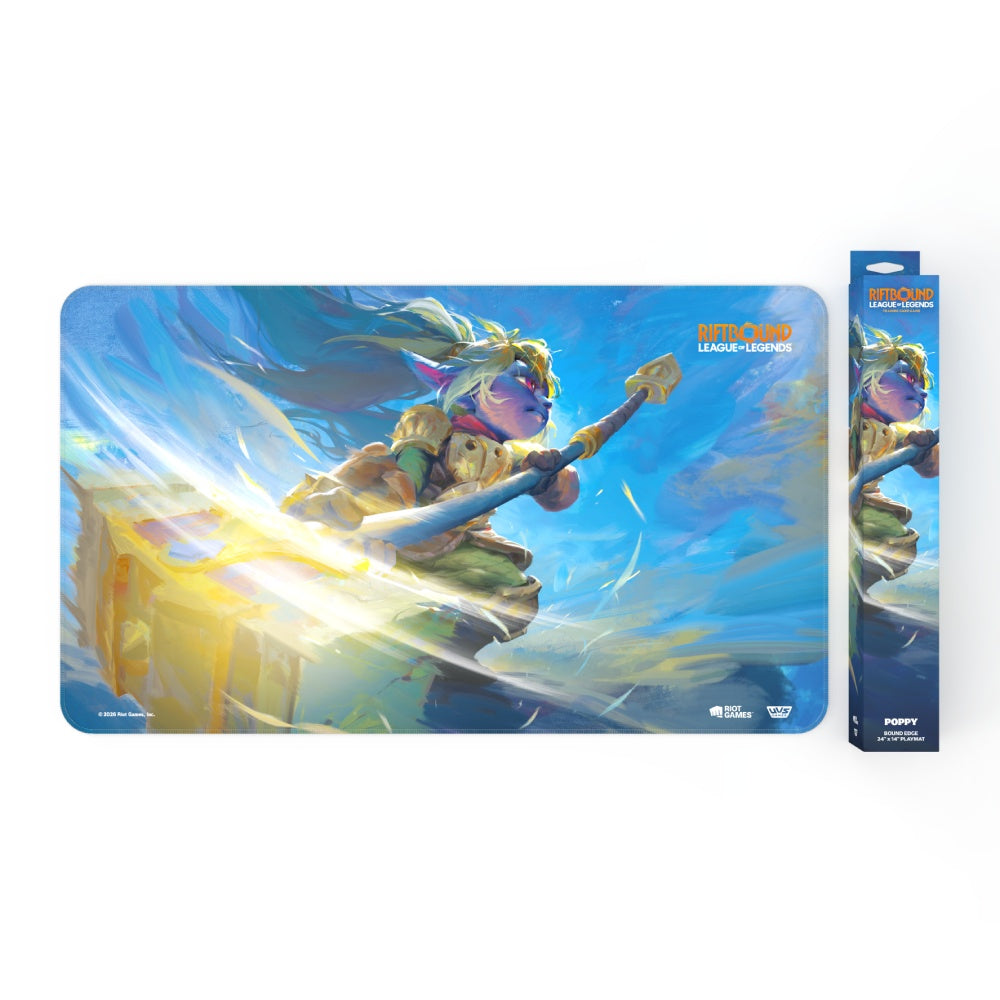 Riftbound: League of Legends TCG – Playmat – Unleashed: - Name: Poppy