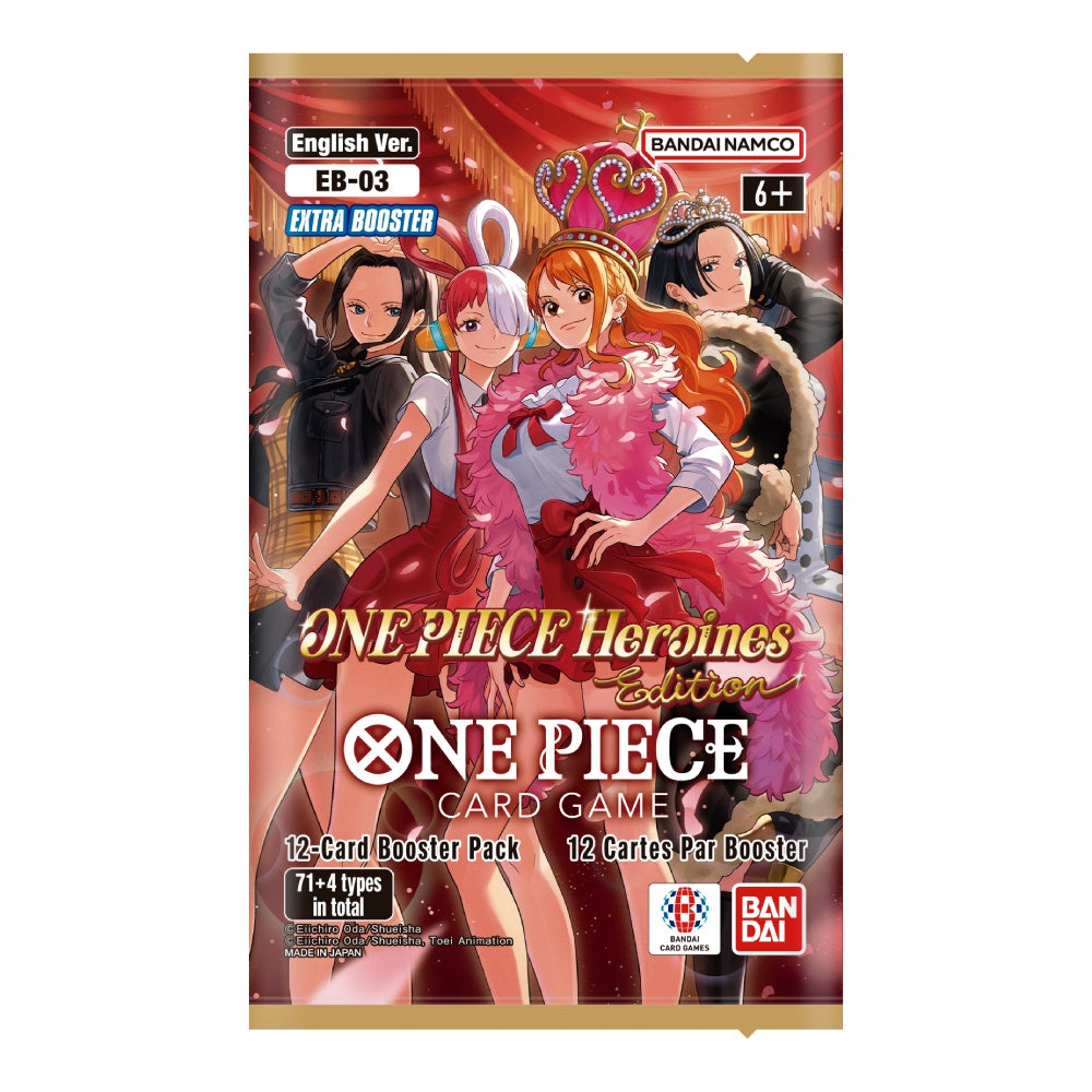 One Piece Card Game: Extra Booster PACK – Heroines Edition [EB-03] (