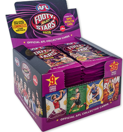 AFL Footy Stars 2026 Cards Sealed Box (36 Packs)