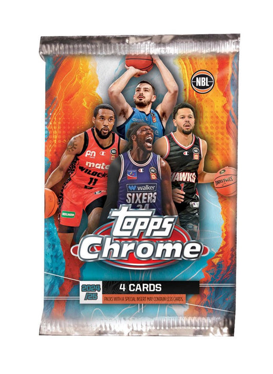 Topps Chrome NBL 2024/2025 Basketball Trading Cards - Hobby Breaker Pack