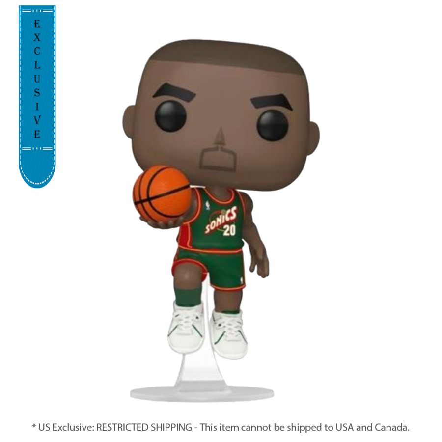 NBA: Legends - Gary Payton 96 Sonics Road US Exclusive Pop! Vinyl [RS]