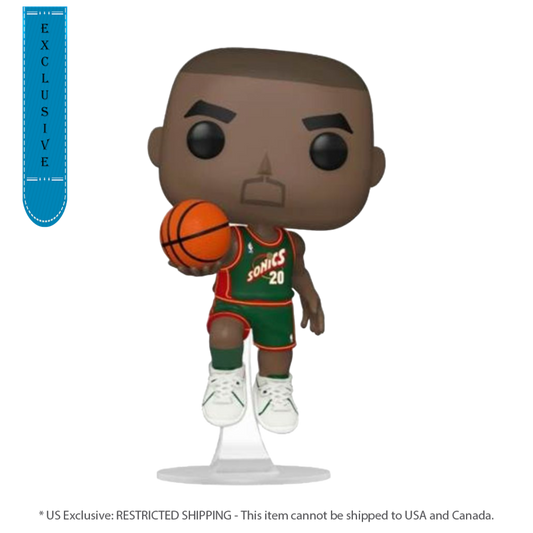 NBA: Legends - Gary Payton 96 Sonics Road US Exclusive Pop! Vinyl [RS]
