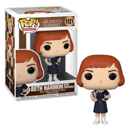 Pop Vinyl Beth Harmon with Trophies 1121