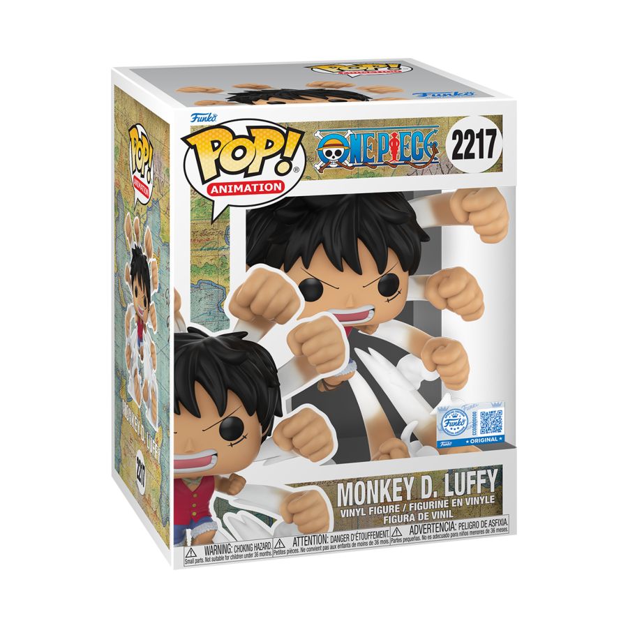 One Piece - Luffy (Gum-Gum Gatling) US Exclusive Pop! Premium [RS] 2217
