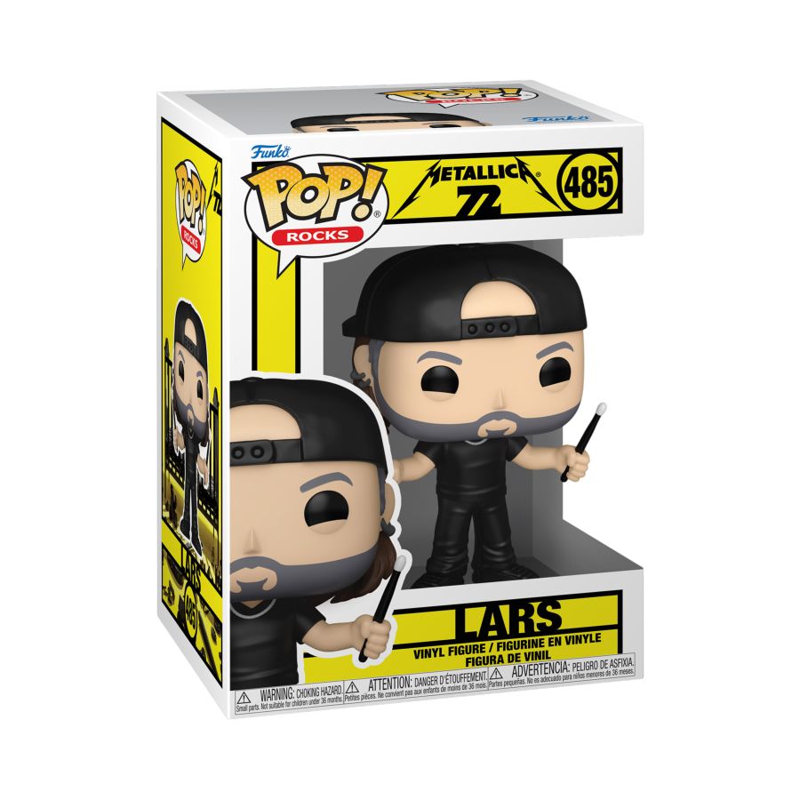 Metallica - Lars (72 Seasons) Pop! Vinyl 485