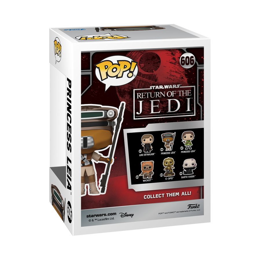 Star Wars: Return of the Jedi 40th Anniversary - Leia Boushh Pop! Vinyl 606