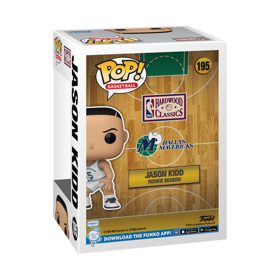 NBA Legends: Mavs - Jason Kidd (Rookie) Pop! Vinyl 195