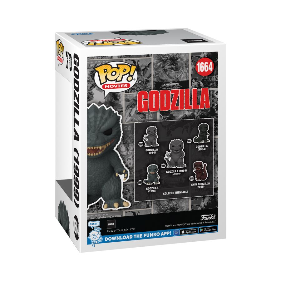 Godzilla: 70th Anniversary - Godzilla (1999) Pop! Vinyl 1664