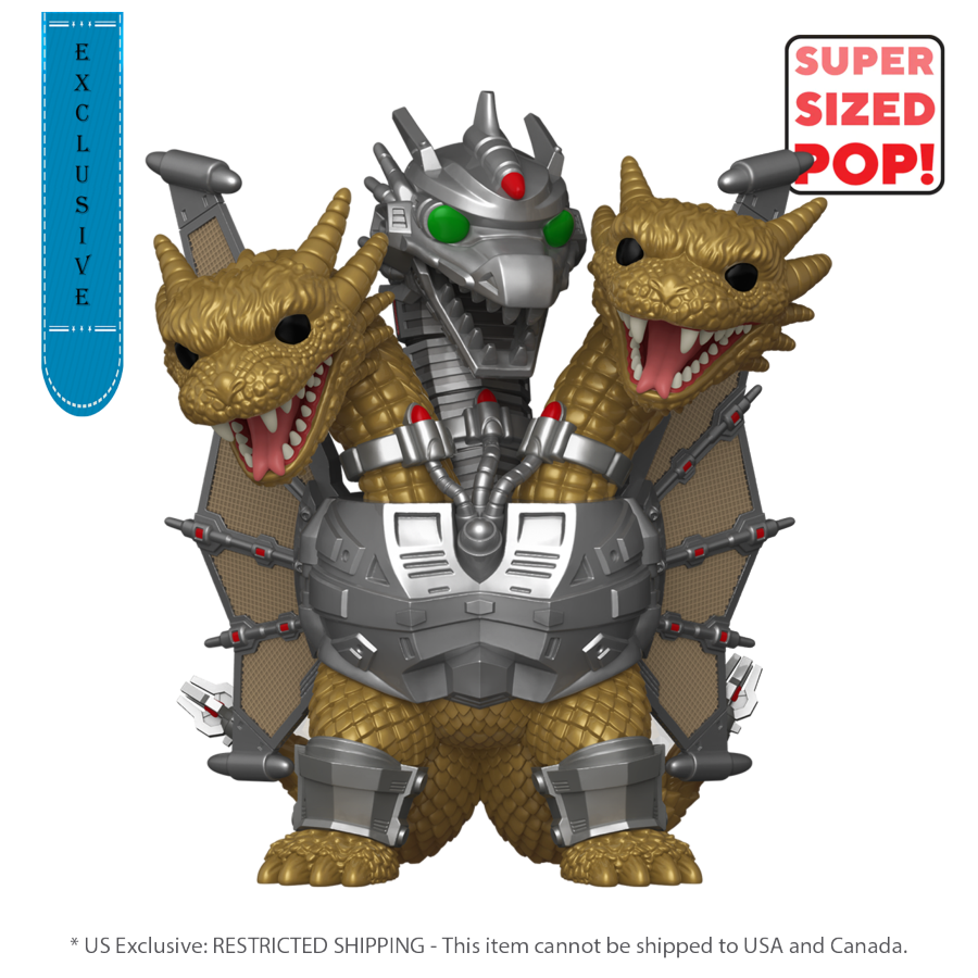 Godzilla: 70th Anniversary - Mecha-King Ghidorah 6" Pop! Vinyl [RS] 1668