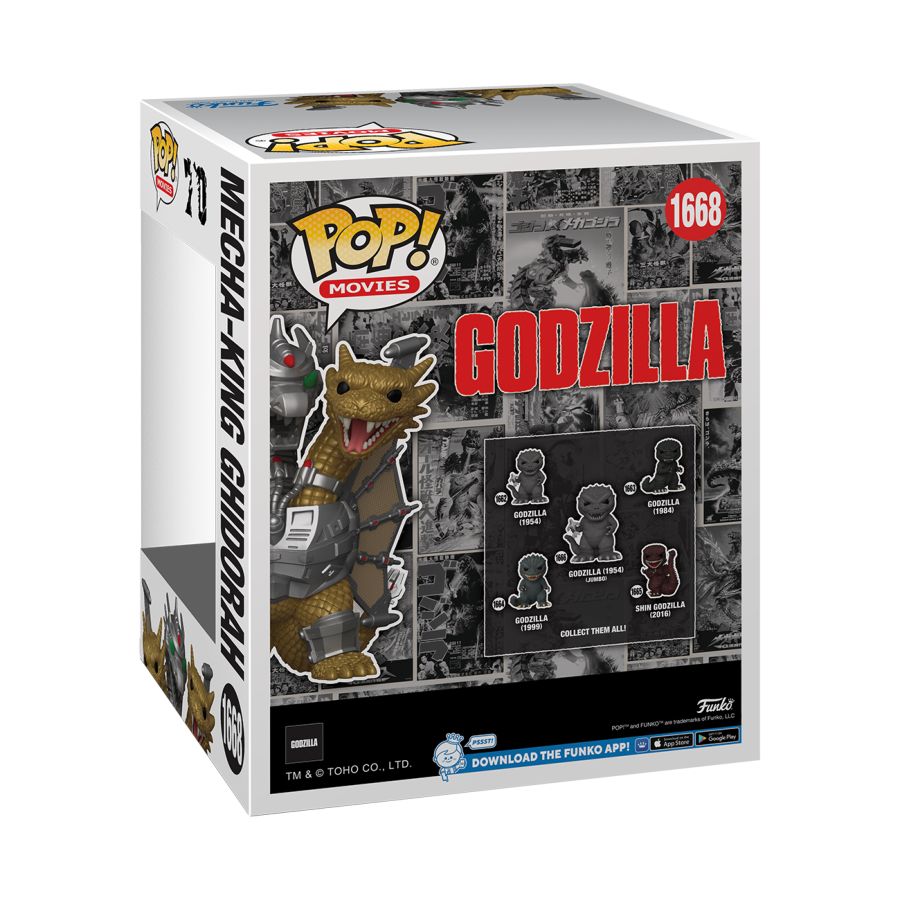 Godzilla: 70th Anniversary - Mecha-King Ghidorah 6" Pop! Vinyl [RS] 1668
