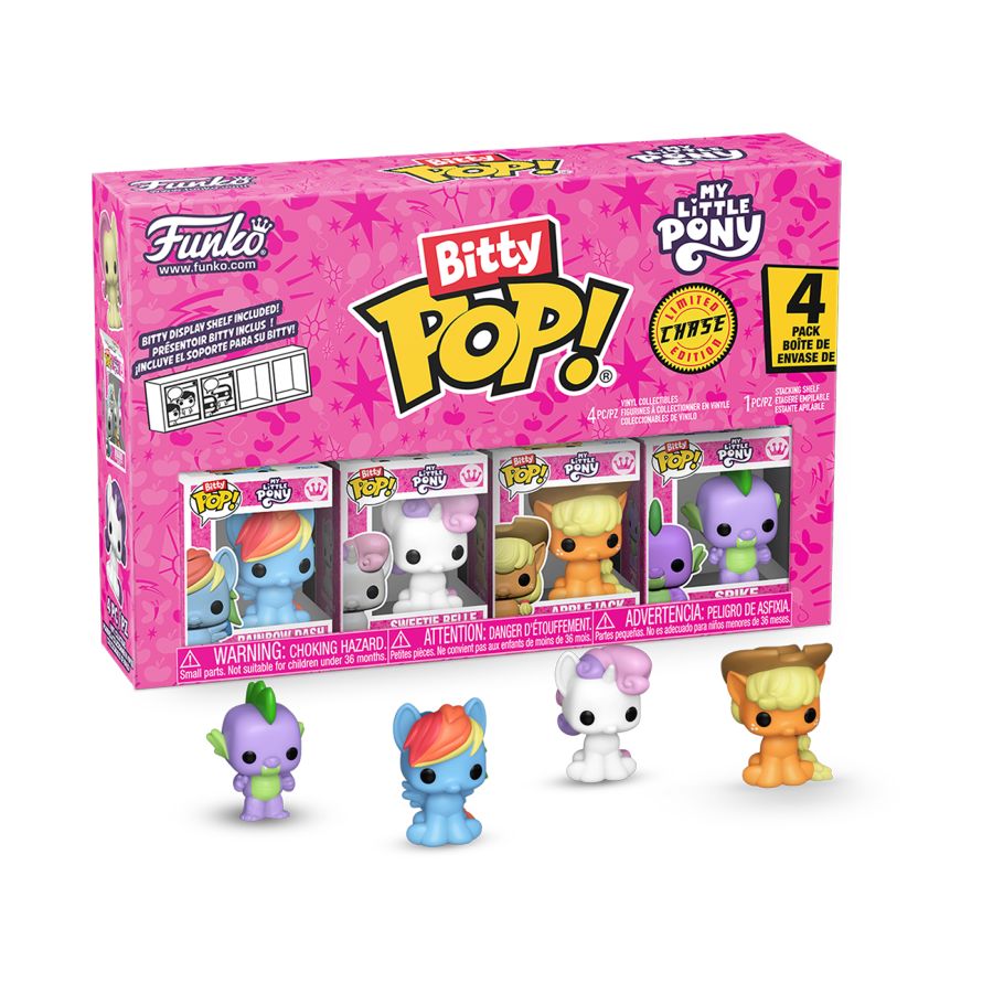 Bitty Pops 4 pk - Name: Rainbow Dash