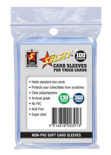 Select Card Sleeves for thick sleeves