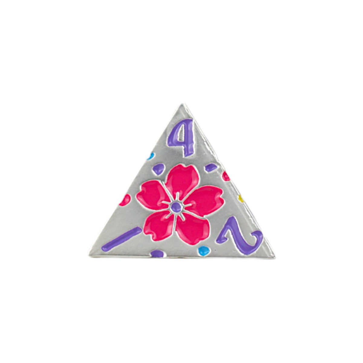 LPG Dice RPG Set Inscripted Sakura Pastel White