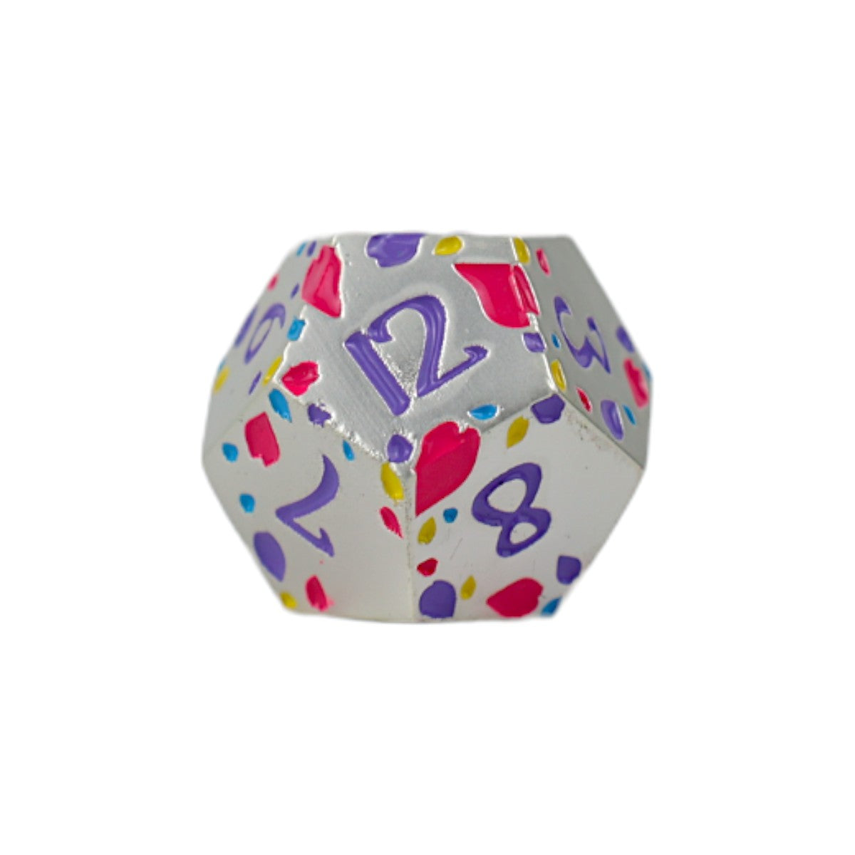 LPG Dice RPG Set Inscripted Sakura Pastel White