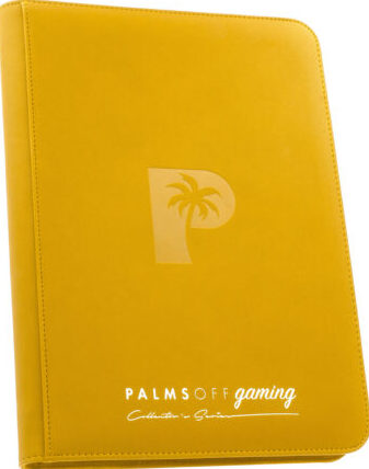 Collector's Series 9 Pocket Zip Trading Card Binder - YELLOW