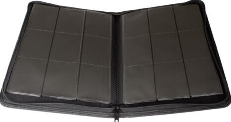 Collector's Series 9 Pocket Zip Trading Card Binder - BLACK