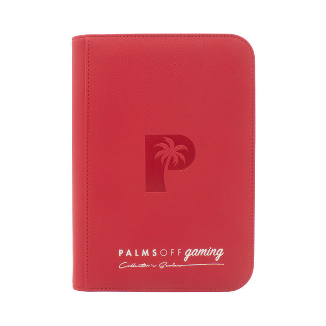 Collector's Series 4 Pocket Zip Trading Card Binder - Colour: Red
