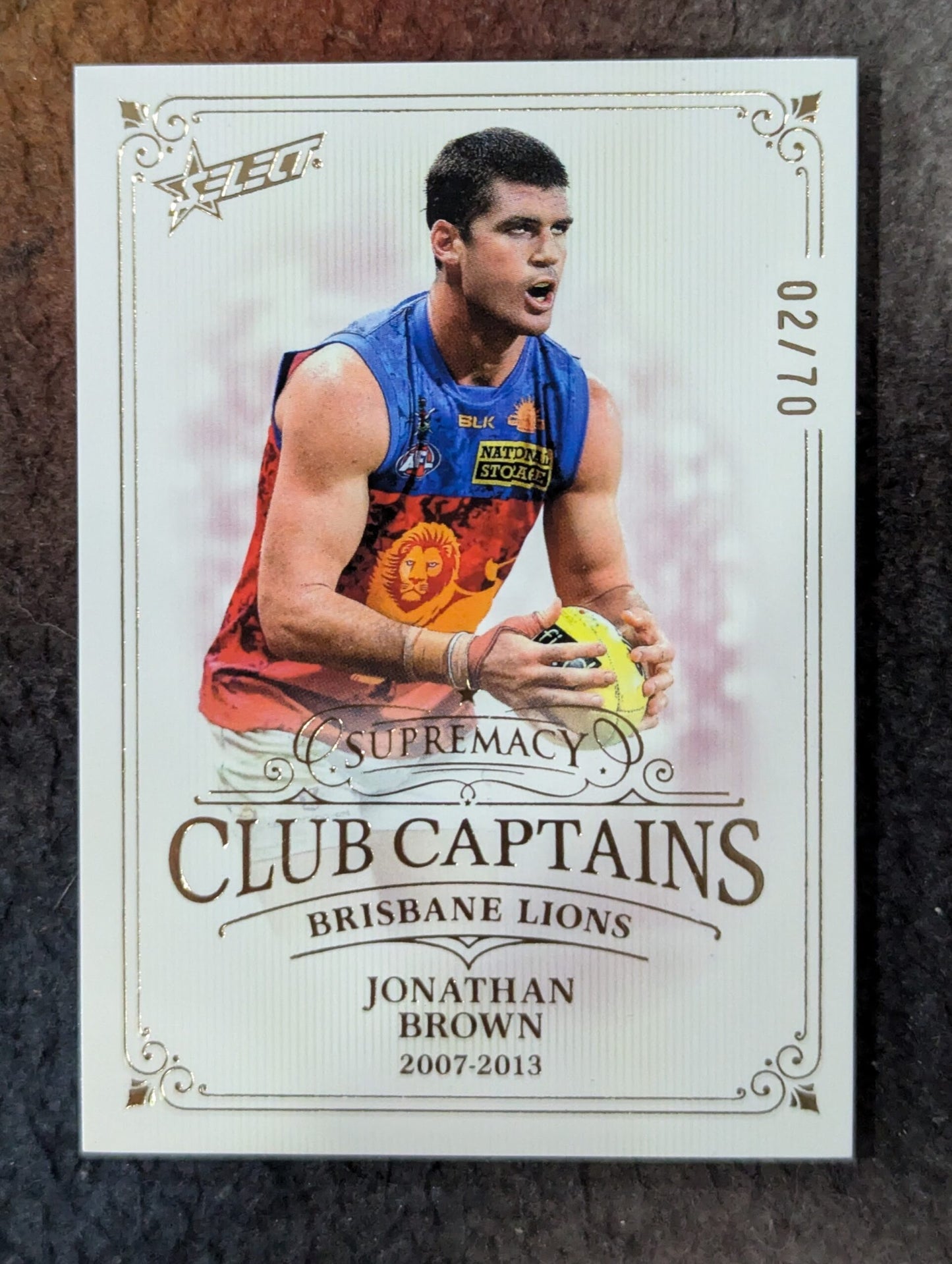 Jonathan Brown - Brisbane - 2024 - Supremacy - CLUB CAPTAINS - 02/70