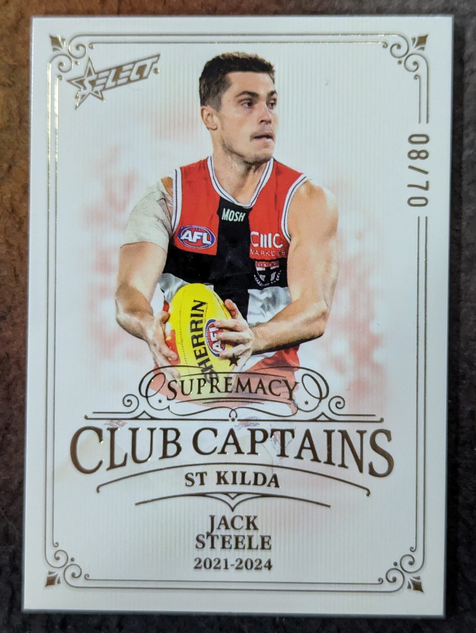 Jack Steele - St Kilda - 2024 - Supremacy - CLUB CAPTAINS - 08/70