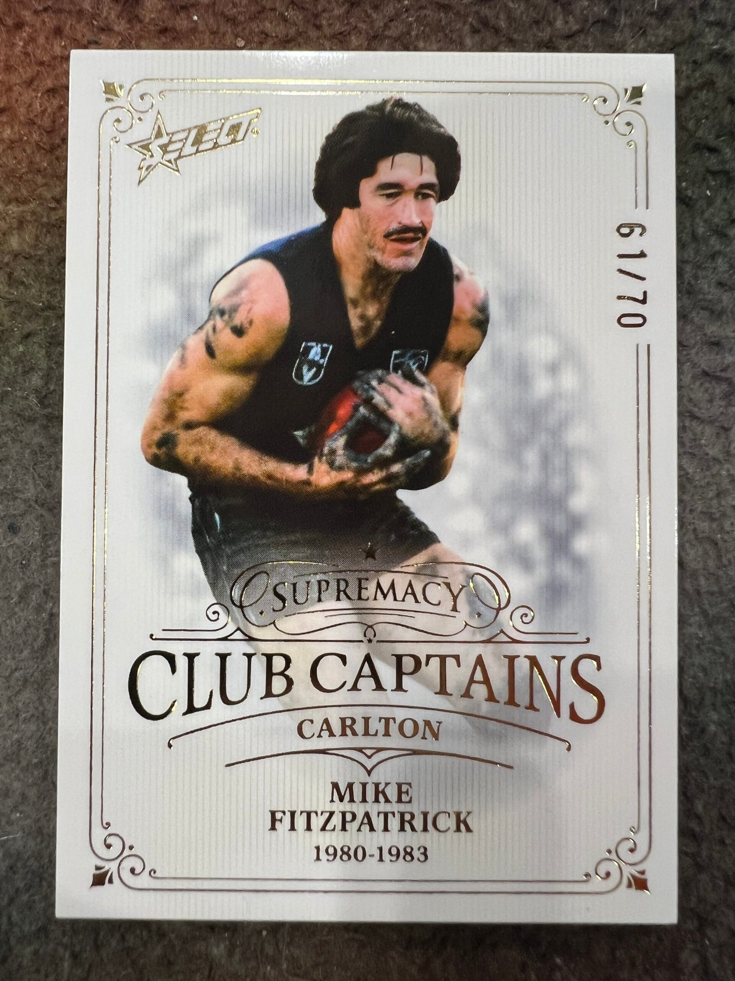 Mike Fitzpatrick - Carlton - 2024 - Supremacy - CLUB CAPTAINS - 61/70