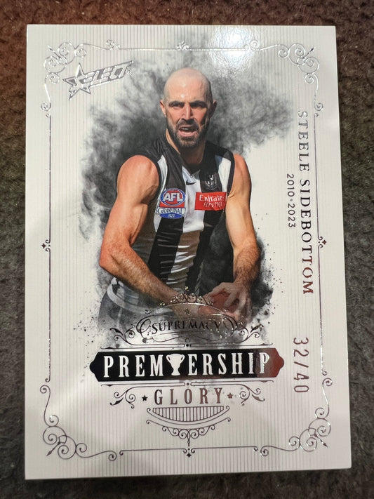 Steele Sidebottom - Collingwood - 2024 - Supremacy - PREMIERSHIP GLORY - 32/40