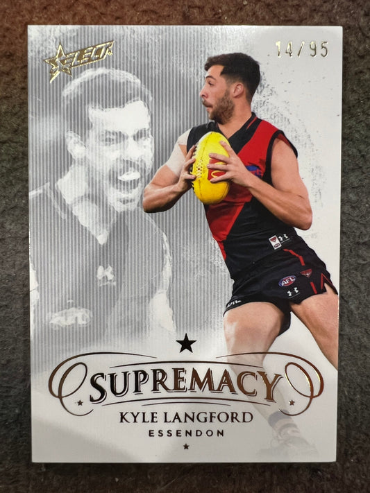 Kyle Langford - Essendon - 2024 - Supremacy - SUPREMACY BASE - 14/95