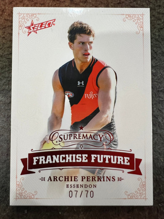 Archie Perkins - Essendon - 2024 - Supremacy - FRANCHISE FUTURE - 07/70