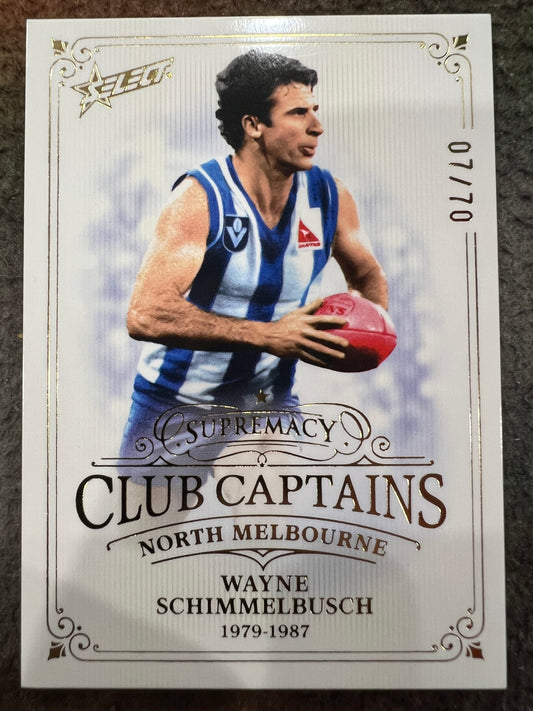 Wayne Schimmelbusch - North Melbourne - 2024 - Supremacy - CLUB CAPTAINS - 07/70