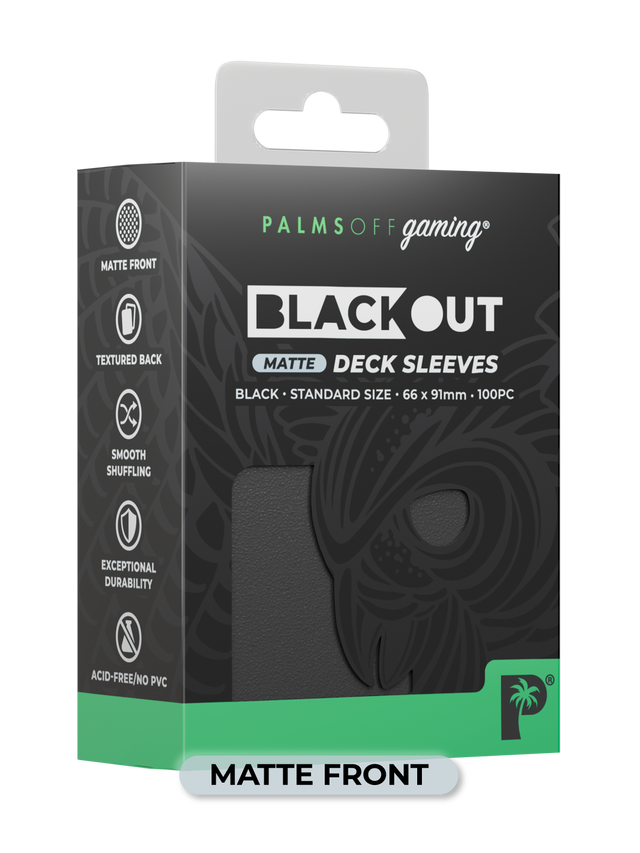 Blackout Deck Sleeves - Standard Size