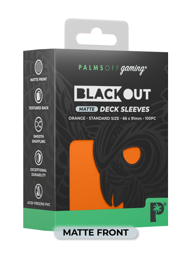 Blackout Deck Sleeves - Standard Size