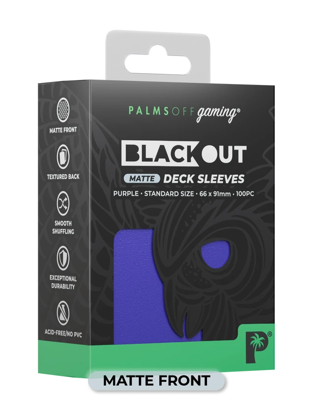 Blackout Deck Sleeves - Standard Size