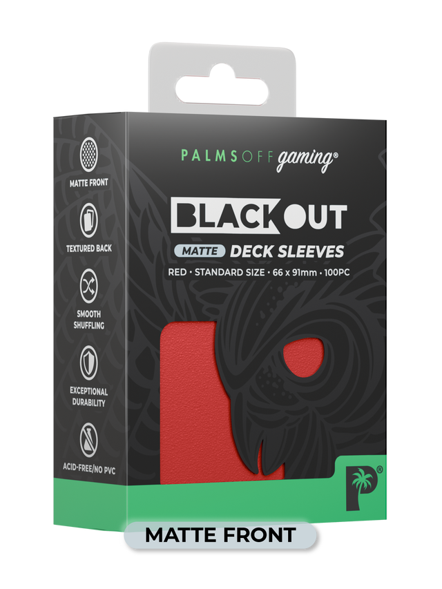 Blackout Deck Sleeves - Standard Size