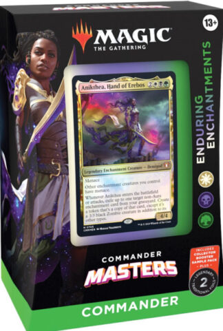 Magic the Gathering Commander Masters Commander Deck WHITE/BLACK/GREEN Enduring Enchantments