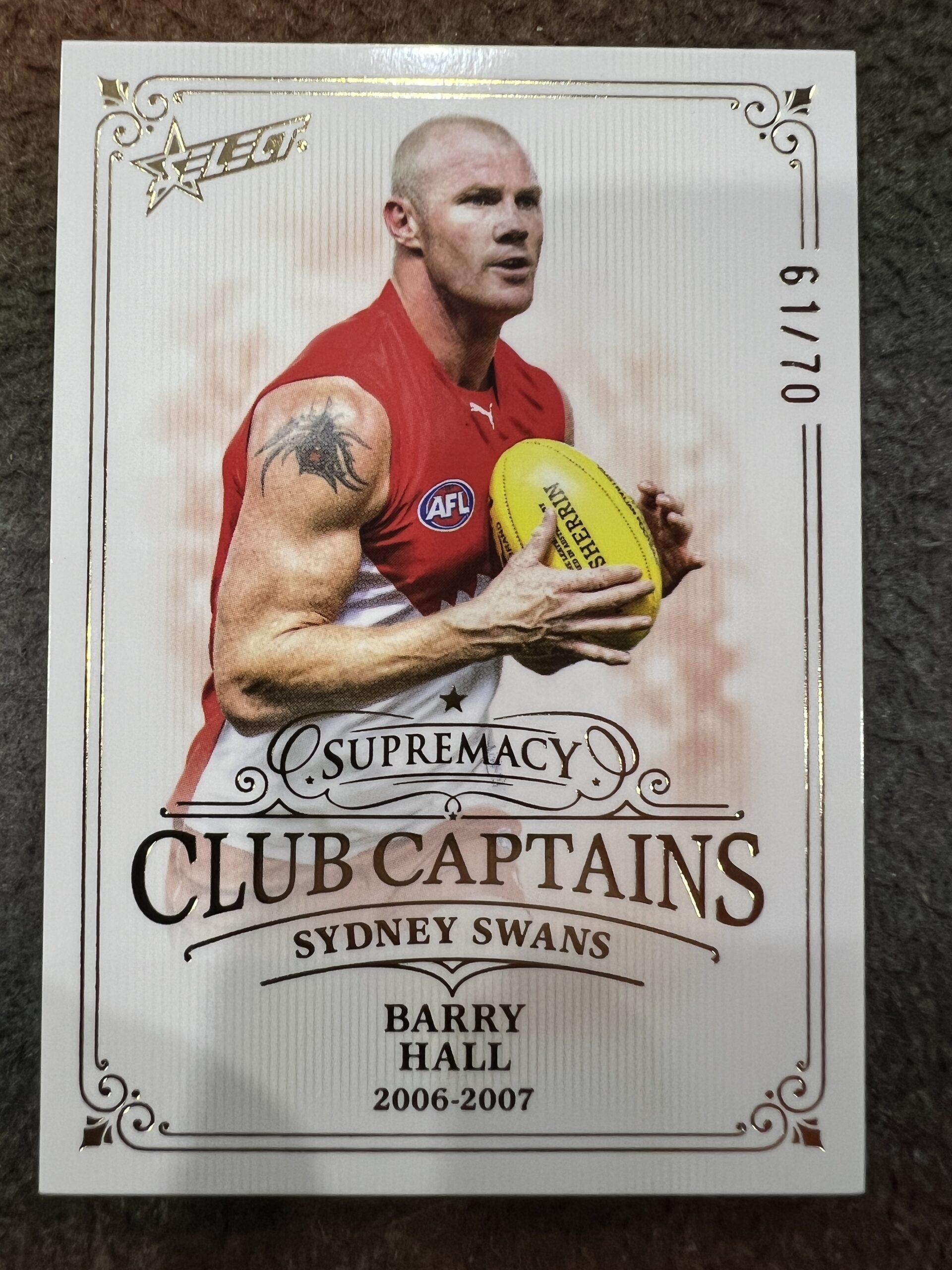 Barry Hall - Sydney - 2024 - Supremacy - CLUB CAPTAINS - 61/70