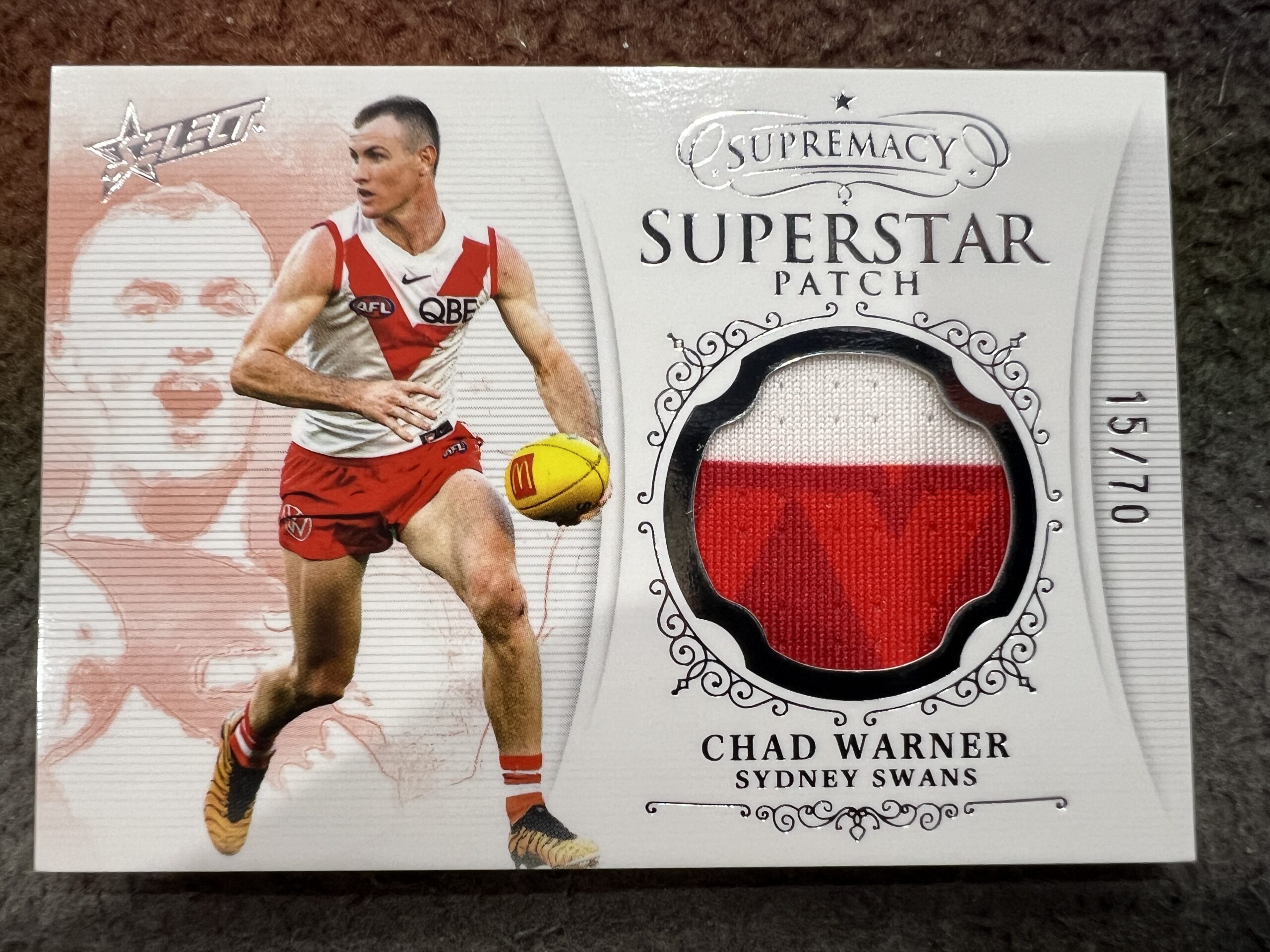 Chad Warner - Sydney - 2024 - Supremacy - SUPERSTAR PATCH - 15/70