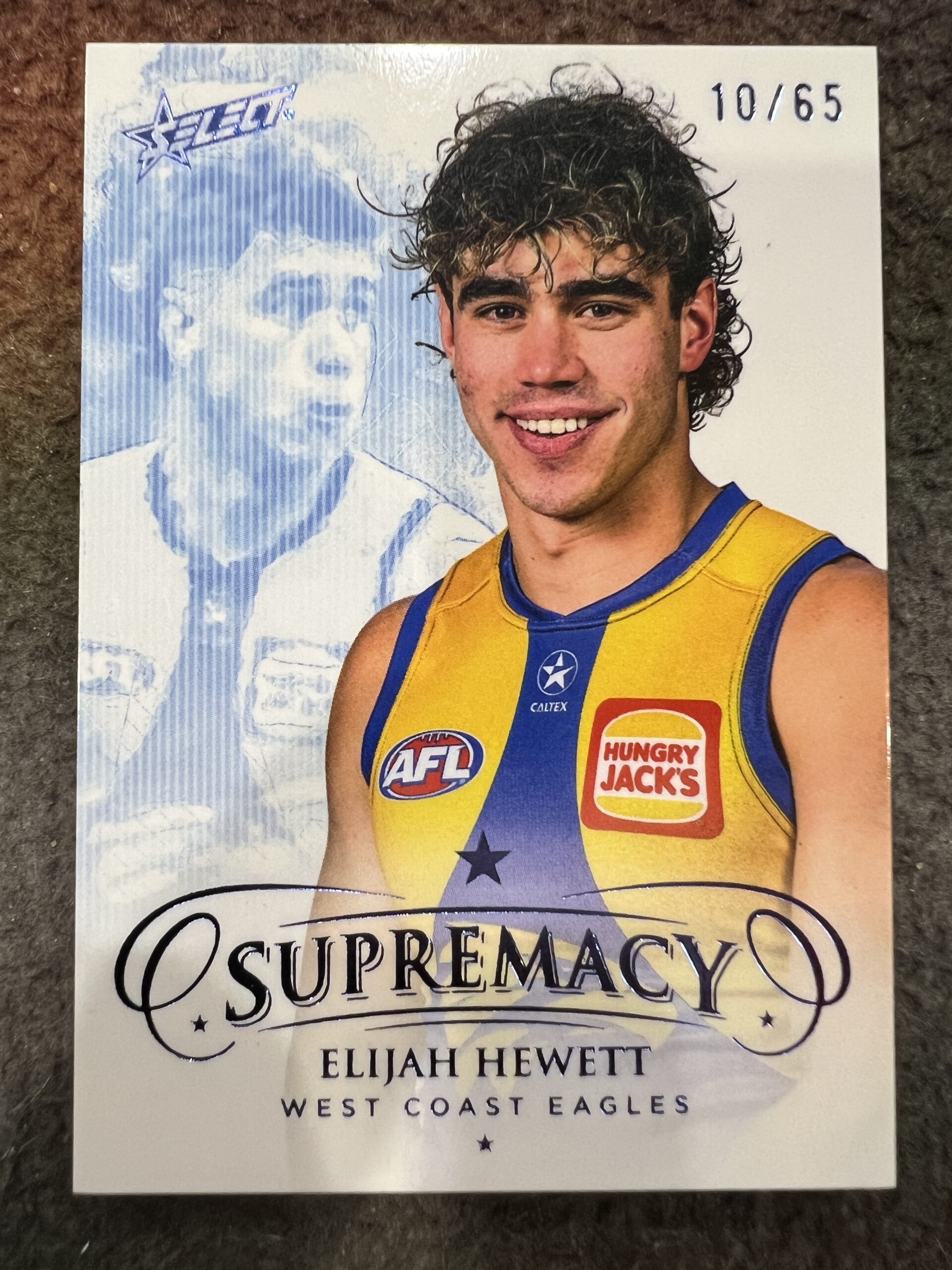 Elijah Hewett - West Coast - 2024 - Supremacy - BLUE PORTRAIT - 10/65